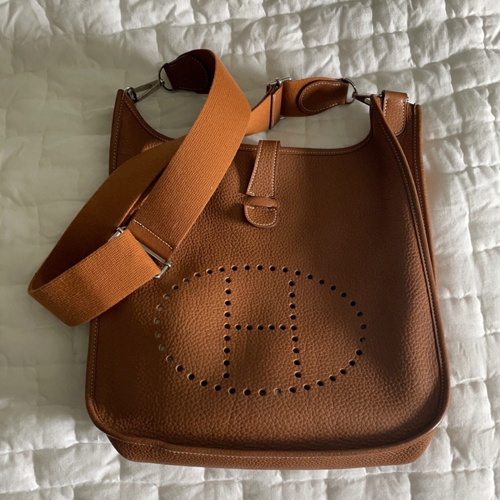 Hermès Evelyne GM Camel